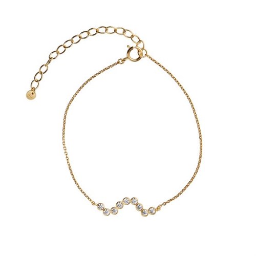 Stine A Midnight Sparkle Bracelet Gold 15,5-21 cm
